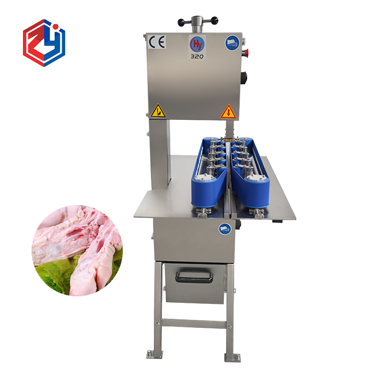 加工豬蹄不再難！豬蹄開(kāi)半機(jī)助你提高生產(chǎn)效率！