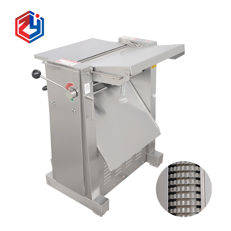 豬肉去皮機(jī)怎樣調(diào)厚??？怎么掌握技巧，精確控制去皮厚度？